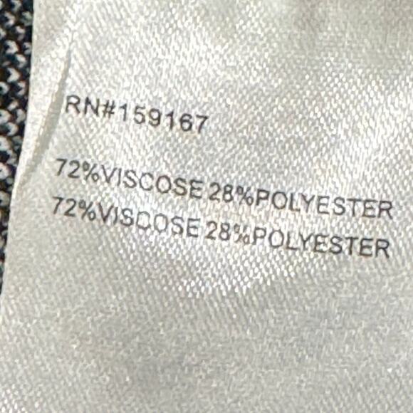 Milly Women's Jacquard Halter Dress Stretch Black/Ecru Size Medium NWT - Picture 11 of 12